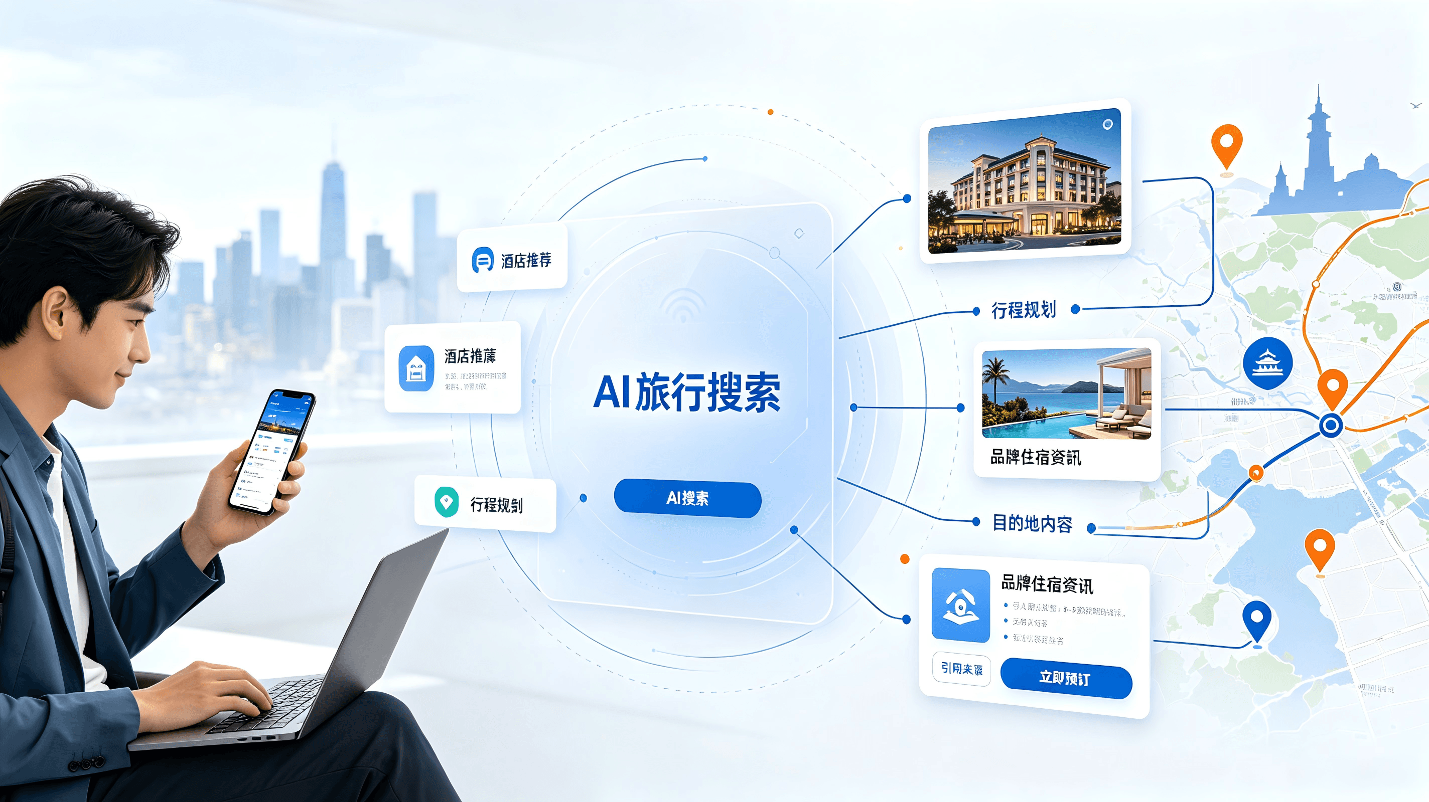 旅遊及酒店GEO:讓品牌在AI搜尋中成為旅客的信賴之選